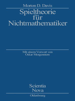 cover image of Spieltheorie für Nichtmathematiker